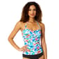 Womens Anne Cole Fiore Floral Strapless Tankini Swim Top - image 3