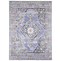 Linon Emerald Collection Lavender Rug - 6x9
