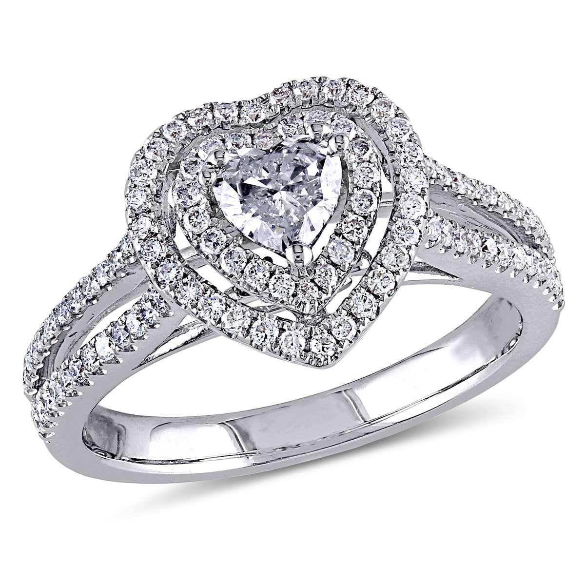 Gold Classics™ White Gold 3/4ctw. Diamond Engagement Ring