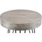 9th & Pike® Brown Wood and Metal Modern Accent Table - image 3