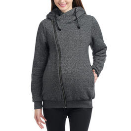 Womens Glow & Grow&#40;R&#41; Zip Front Hooded Maternity Jacket