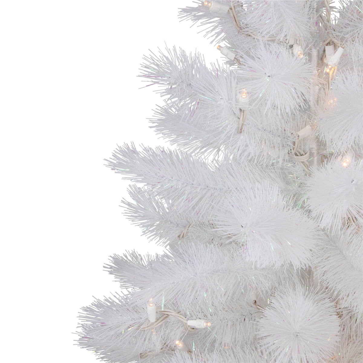 Northlight 3ft. Pre-Lit White Alaskan Pine Christmas Tree