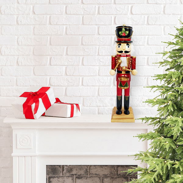 Santa''s Workshop 14in. Royal Drummer Nutcracker