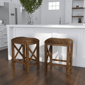 HH2 Home Willow Bend Backless Counter Height Stools - Set of 2 - image 1