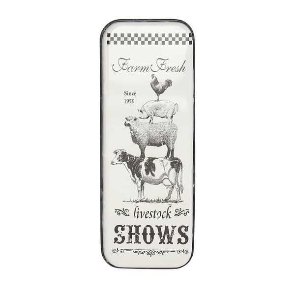 9th & Pike® Oversized Vintage Inspired Livestock Animal Sign