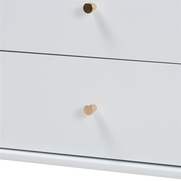 Baxton Studio Callison Spindle 6-Drawer Farmhouse Dresser