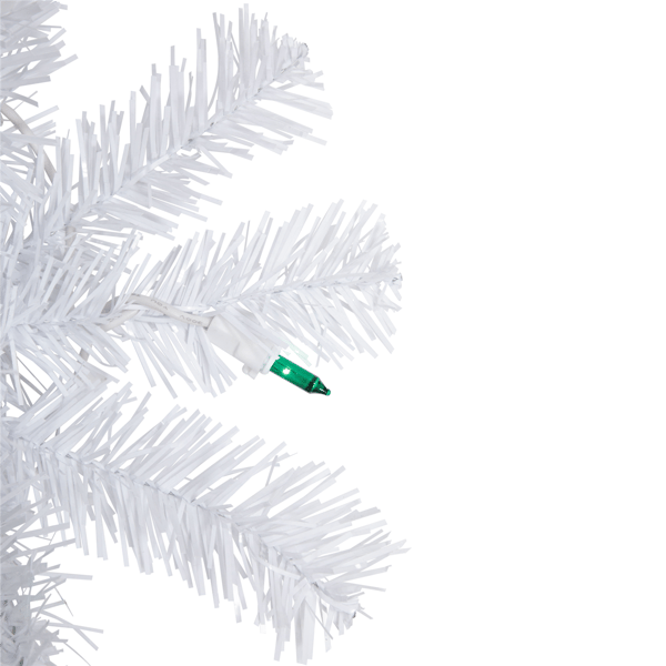 Northlight Green Lights Woodbury White Pine Christmas Wreath