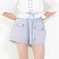 Womens MNK Seersucker Drawstring Shorts w/ Pockets - image 3