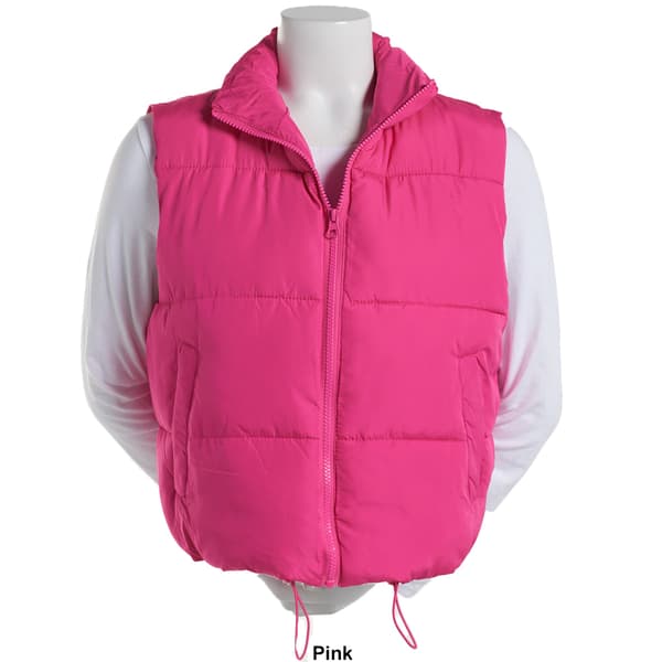 Juniors Almost Famous™ Side Bungee Bottom Puffer Vest