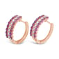 Le Vian(R) Passion Ruby(tm) & Vanilla Diamonds(R) Hoop Earrings - image 1