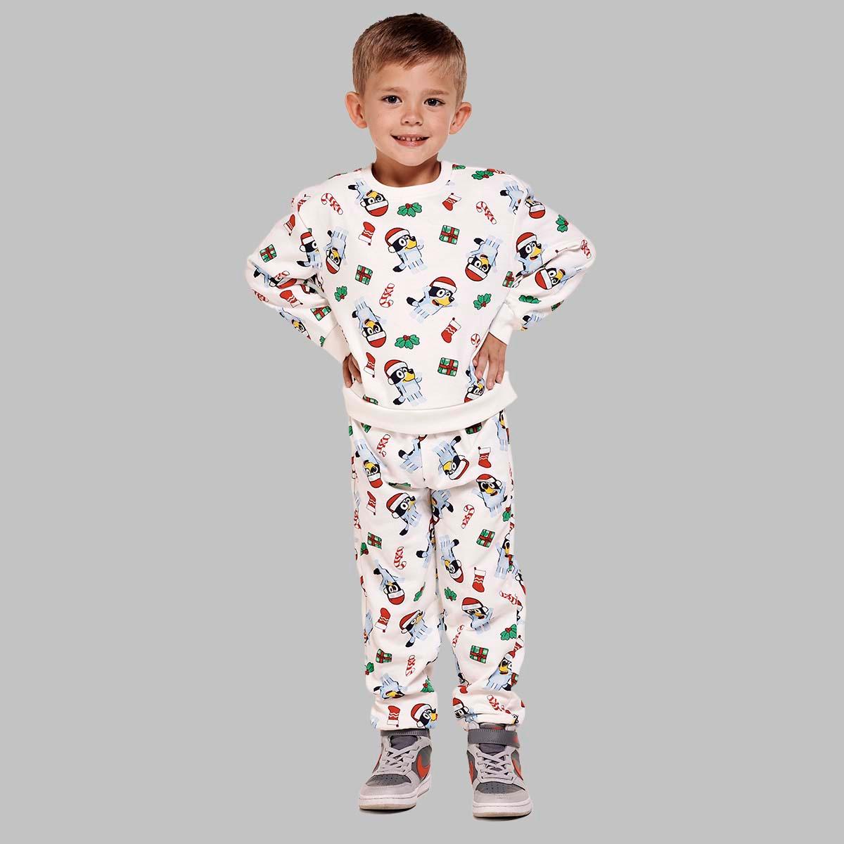 Toddlers Bluey 2pc. Christmas Sweatshirt & Jogger Set