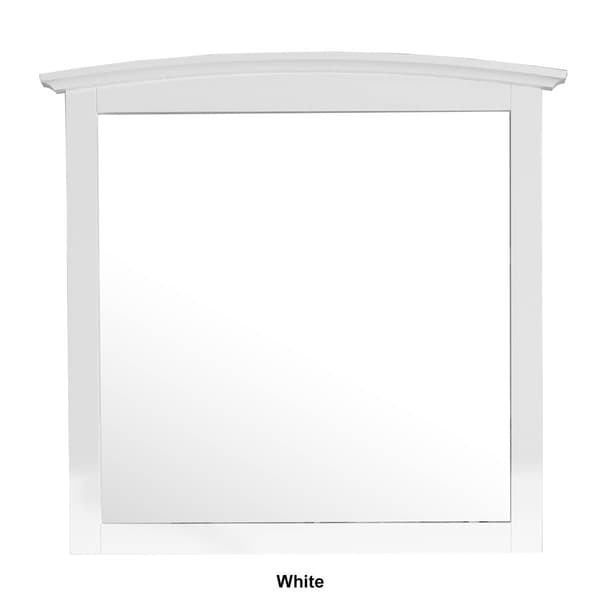 Passion Furniture Classic Rectangle Dresser Mirror - 37x35