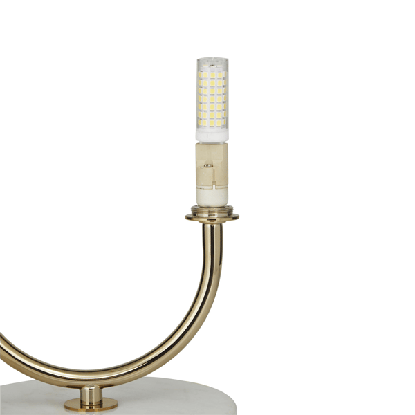 9th & Pike® Contemporary Gold Metal Table Lamp