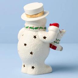 Lenox® Happy Holly Days Snowman & Stocking Lit Figurine