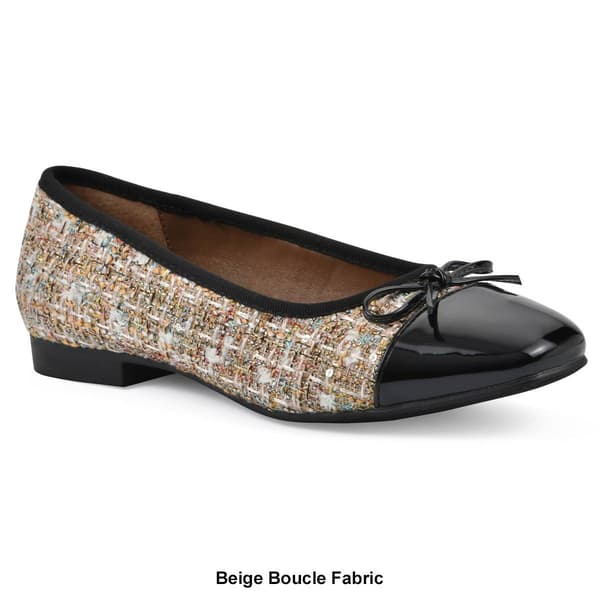 Womens White Mountain Bocci Ballet Flats