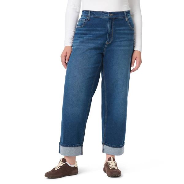 Plus Size Gloria Vanderbilt Relaxed Straight Leg Average Length - image 