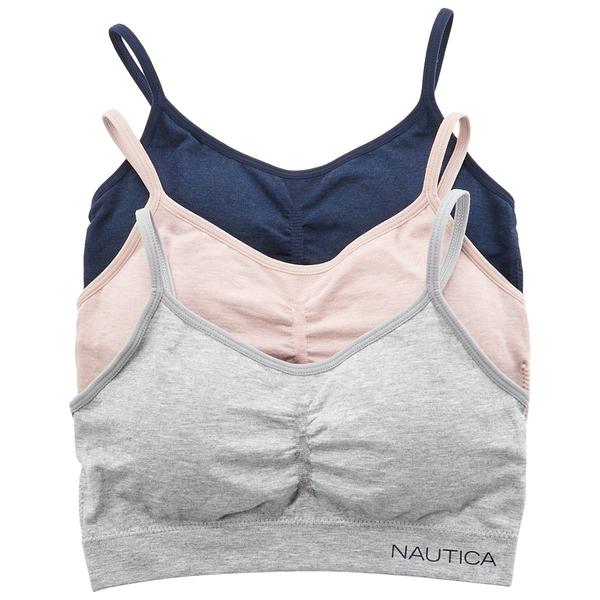 Womens Nautica 3pk. Bralettes Bras - NT6742-3PKU - image 