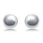 Designs by FMC 8mm Sterling Silver Polished Ball Stud Earrings - image 1