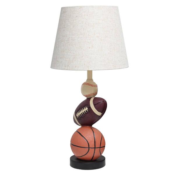 Simple Designs SportsLite 22in. Sports Combo Table Lamp - image 