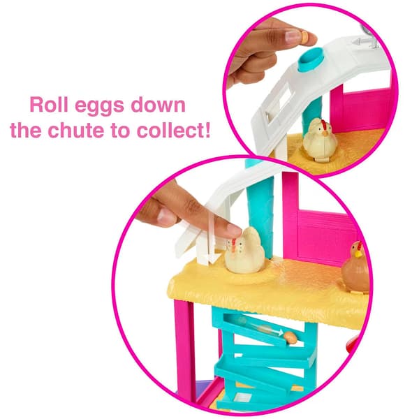 Barbie® Farm Fresh Hatch & Gather Egg Farm Playset