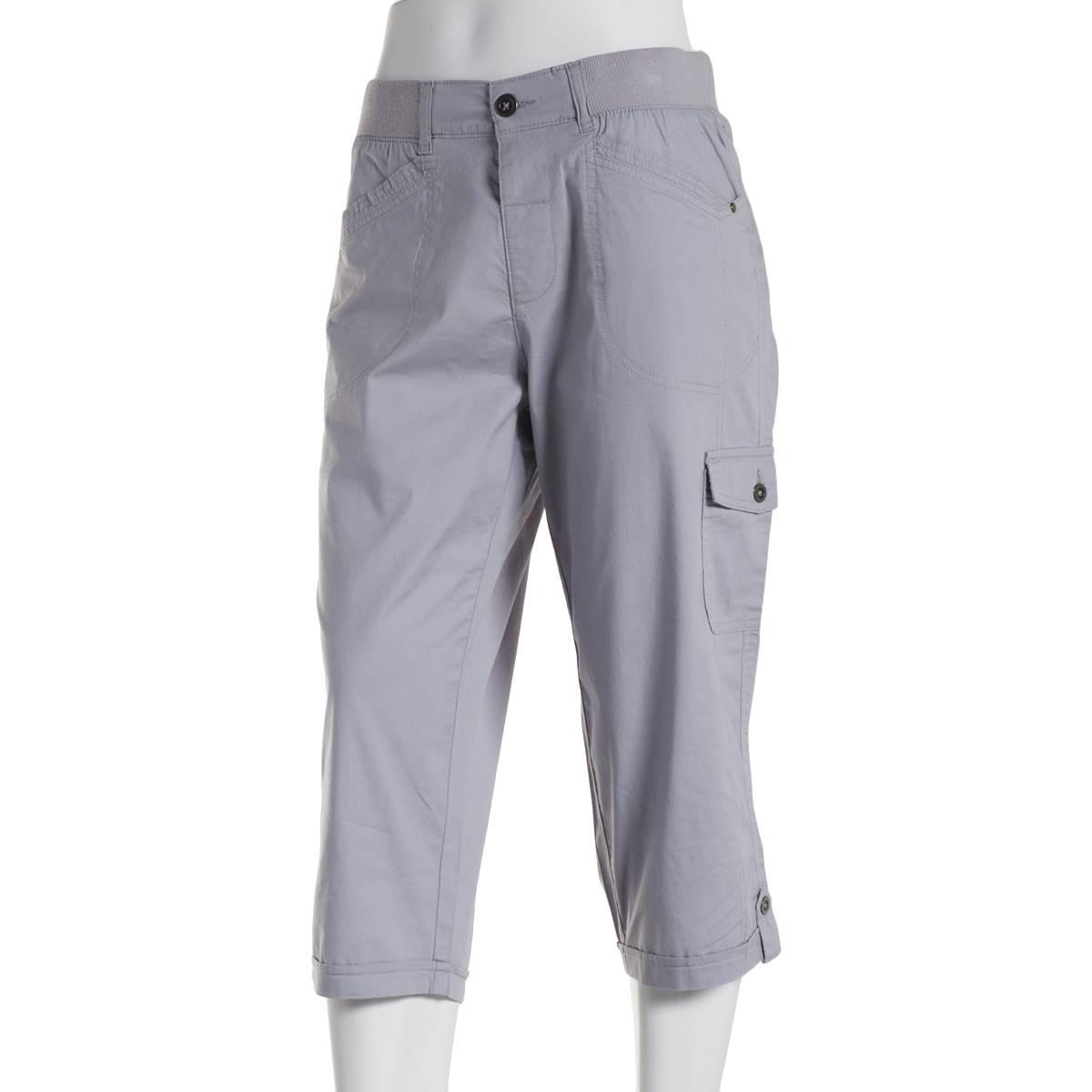 Womens da-sh Taylor Adjustable Leg Cargo Pocket Capris