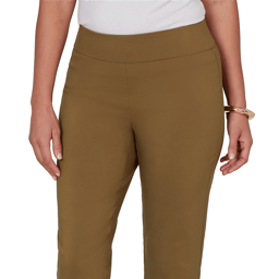 Womens Emaline La Vita Costiera Solid Pull On Straight Leg Pants