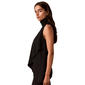 Womens Calvin Klein Sleeveless Turtleneck Draped Front Sweater - image 3