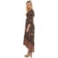 Juniors Angie Floral Keyhole High Low Maxi Dress with Slit - image 5