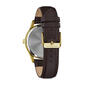 Mens Caravelle Brown Leather Easy Reader Watch - 44B116 - image 3