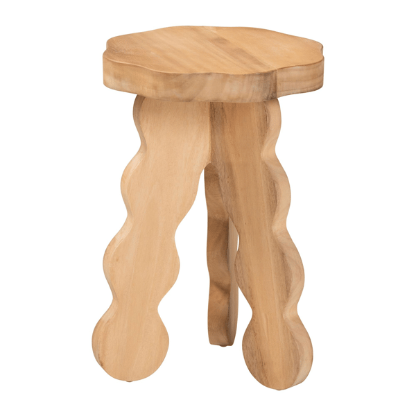 bali & pari Sino Acacia Wood Multipurpose End Table