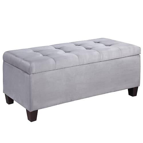 Linon Home Decor Carmen Ottoman - Grey - image 
