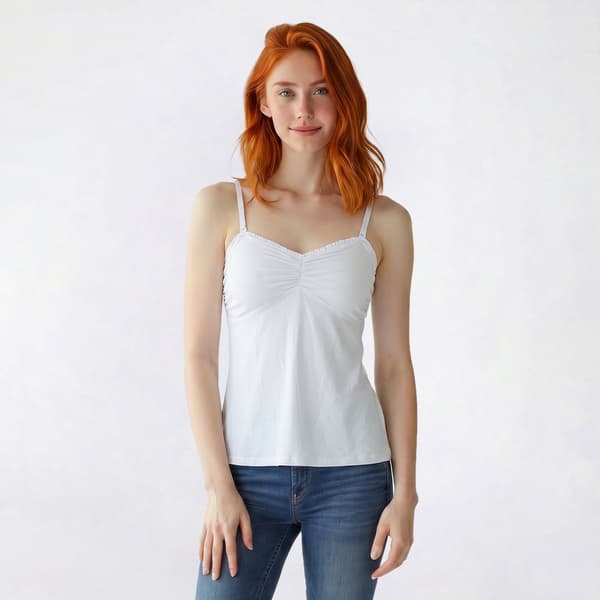 Juniors One Step Up Cinch Front Babydoll Top