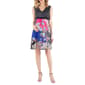 Plus Size 24/7 Comfort Apparel Geometric Maternity Cocktail Dress - image 1