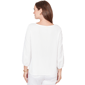 Womens Ruby Rd. California Dreaming 3/4 Sleeve Lace Blouse - image 2