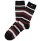 Mens Polar Extreme Xtra Lite Pattern Socks - Black/Red - image 1
