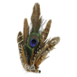 Northlight 6in. Peacock Feather Christmas Clip-On Ornament - image 5