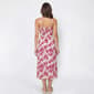 Womens Absolutely Famous Strappy Floral Ruched Waist Midi Dress - image 3