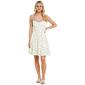 Juniors Derek Heart Airflow Lace Button Front Tier Sundress - image 1
