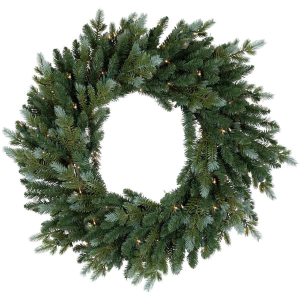 Northlight Seasonal 24in. Pre-Lit Artificial Christmas Wreath - image 