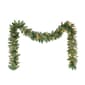 Puleo International 9ft. Battery Operated Pre-Lit Garland - image 1