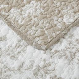 Laura Ashley Walled Garden Cotton Reversilbe Quilt Set