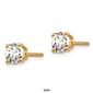 Pure Fire 14kt. Gold 3/4ctw. 4-Prong Diamond Stud Earrings - image 2