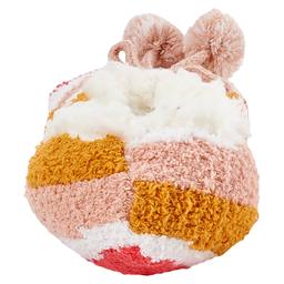 Womens Muk Luks Cozy Ballerina Slippers - Yellow Pink