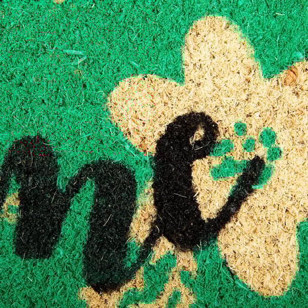 Design Imports Welcome Floral Doormat