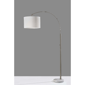 Simplee Adesso Rigley Arc Lamp with White Shade - image 3