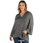 Plus Size 24/7 Comfort Apparel Oversized Hoodie Top - image 4