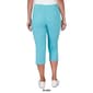 Womens Ruby Rd. Key Items Alt Denim Capri Pants - image 2