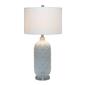 Lalia Home Classix Argyle Classic White Table Lamp w/Fabric Shade - image 1