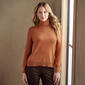 Womens Retrology X Shoulder Trim Turtleneck Sweater - image 1
