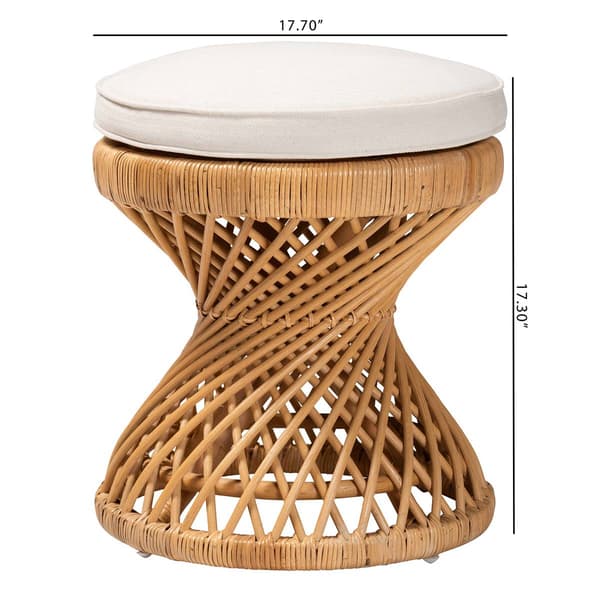 bali & pari Borneo Bohemian Rattan Foot Stool